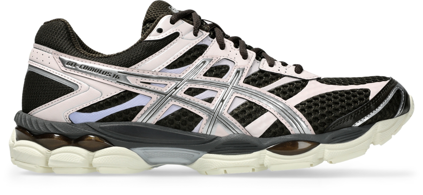 Кроссовки ASICS Gel-Cumulus 16, цвет: Чёрный кофейный / Серебряный — фото 1