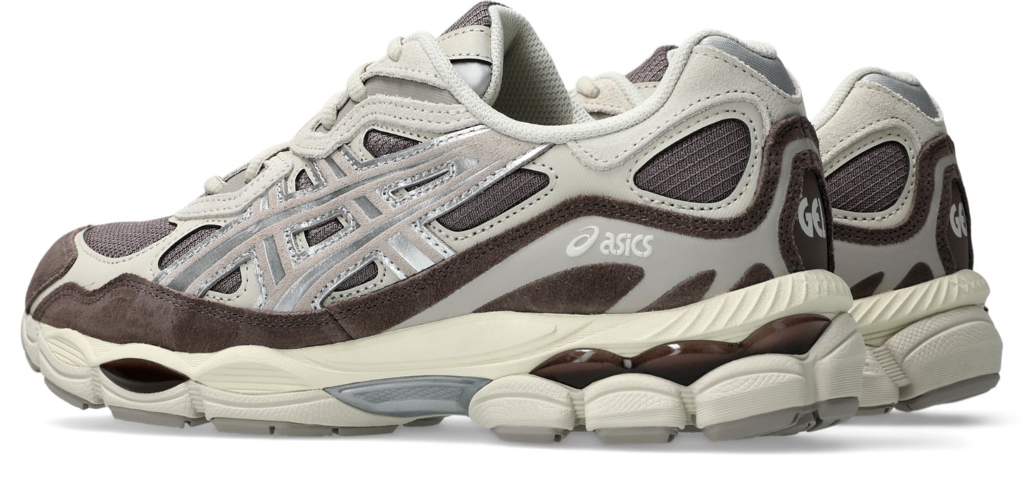 Кроссовки ASICS Gel-Nyc, цвет: Какао / Чистый серебряный — фото 3