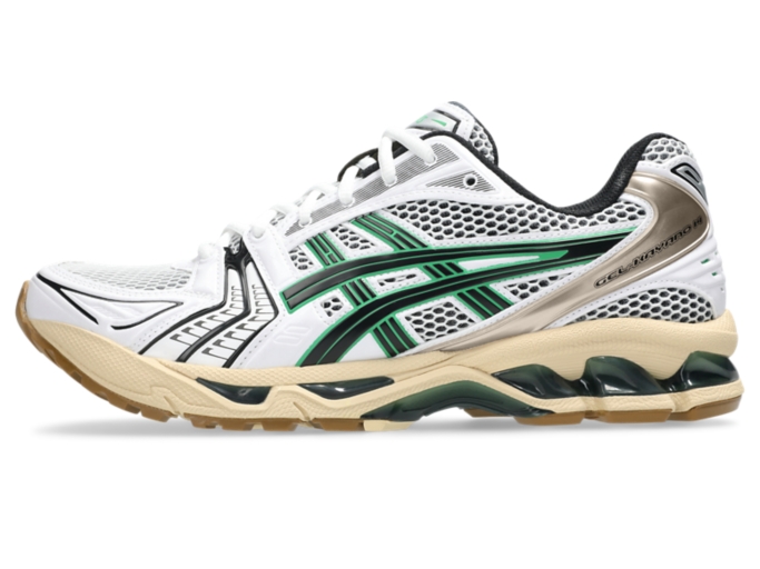 GEL-KAYANO 14 | Unisex | WHITE/HINOKI BEIGE | Unisex Sportstyle