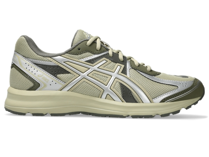JOG 100S | Unisex | Khaki/Pure Silver | Sportstyle Shoes | ASICS United ...