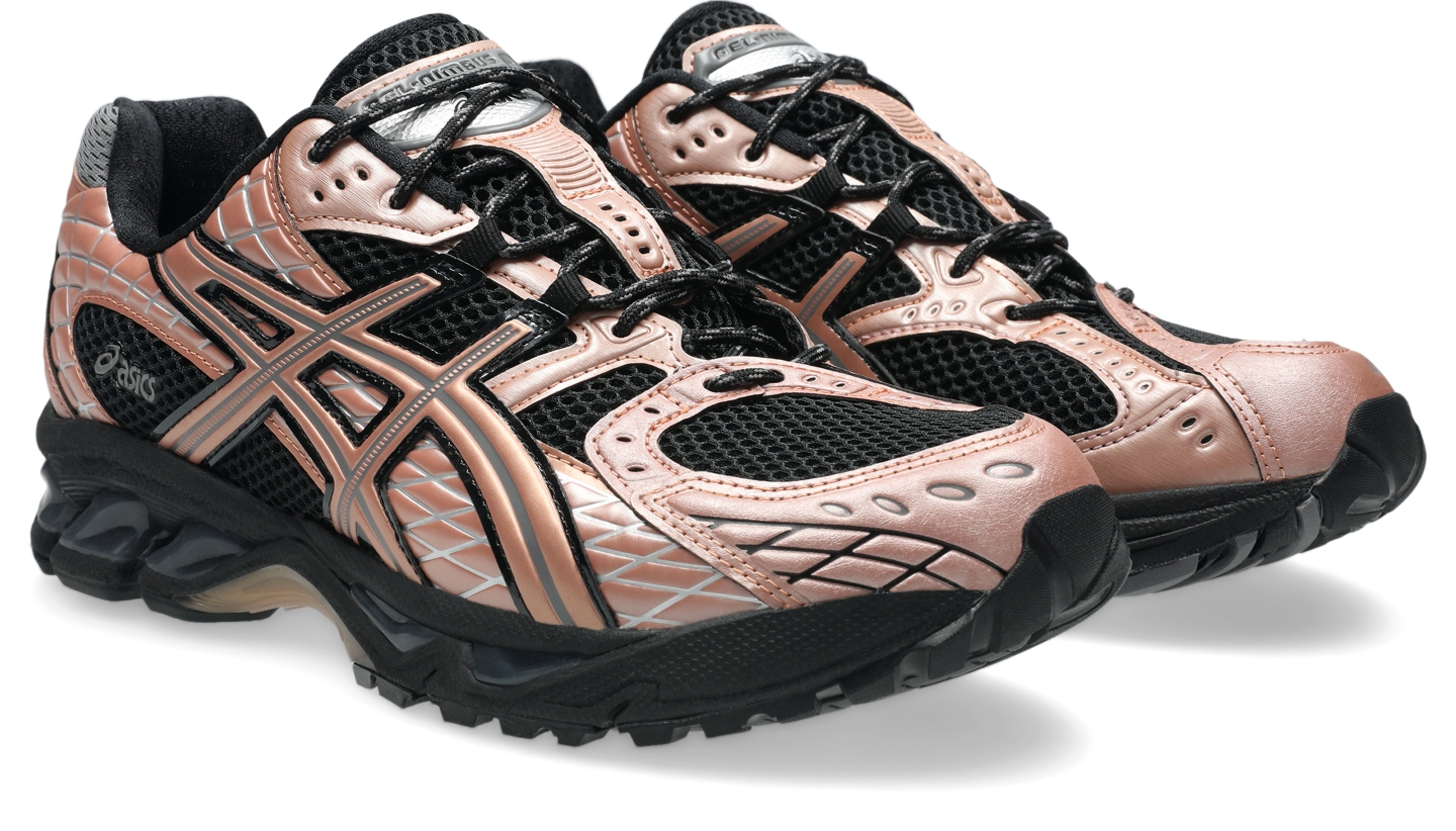 Кроссовки ASICS Gel-Nimbus 10.1, цвет: Чёрный / Розовое золото — фото 2