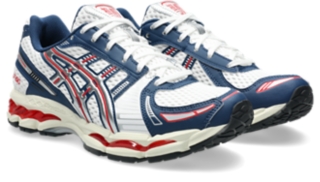 GEL-KAYANO 12.1, White/Independence Blue 2