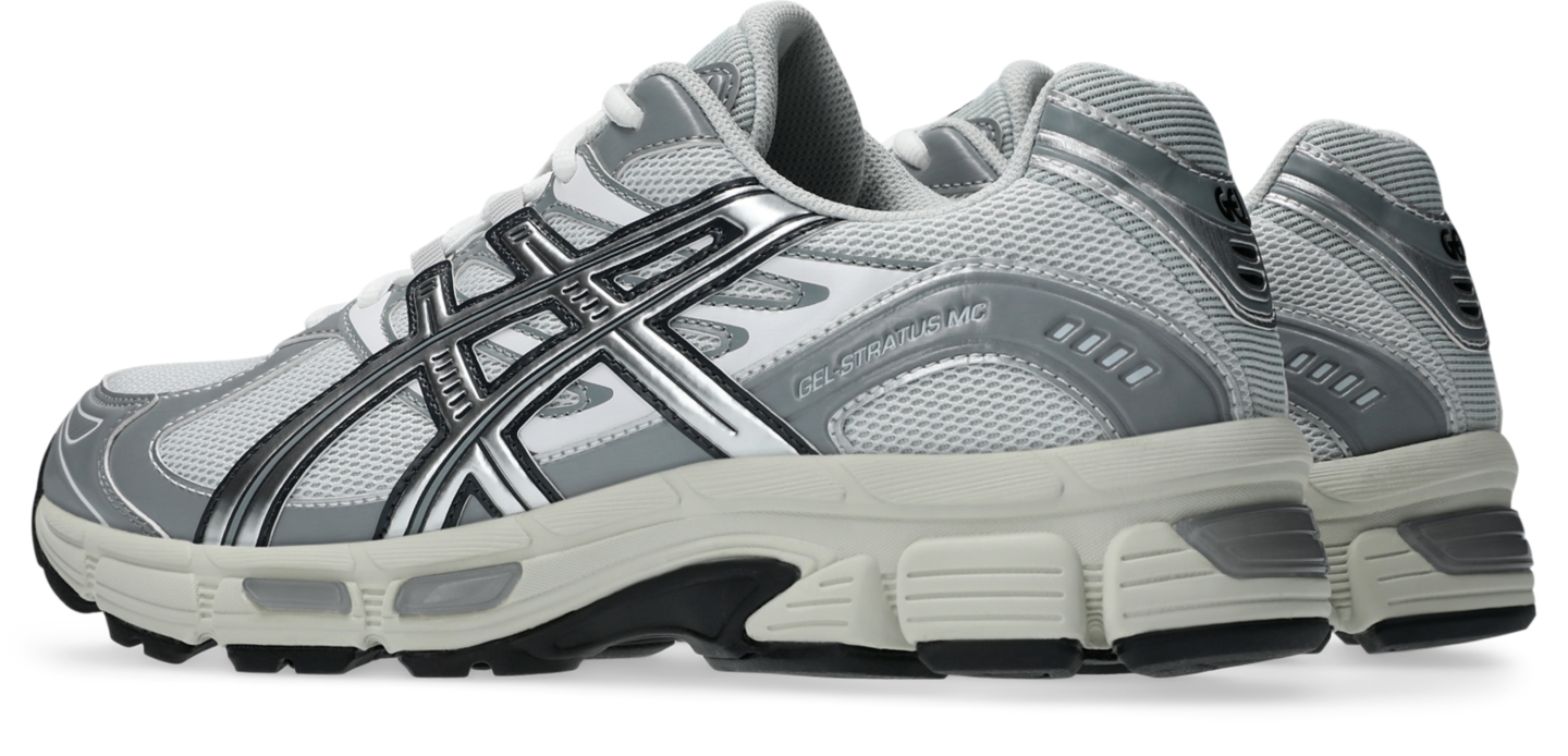 Кроссовки ASICS Gel-Stratus MC, цвет: Серый / Чистый серебряный — фото 3