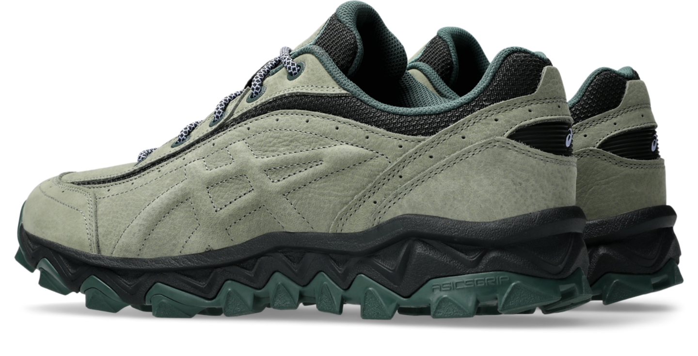 Женские кроссовки ASICS Gel-Transcend FJ, цвет: Пепельный зелёный / Графитовый серый — фото 3