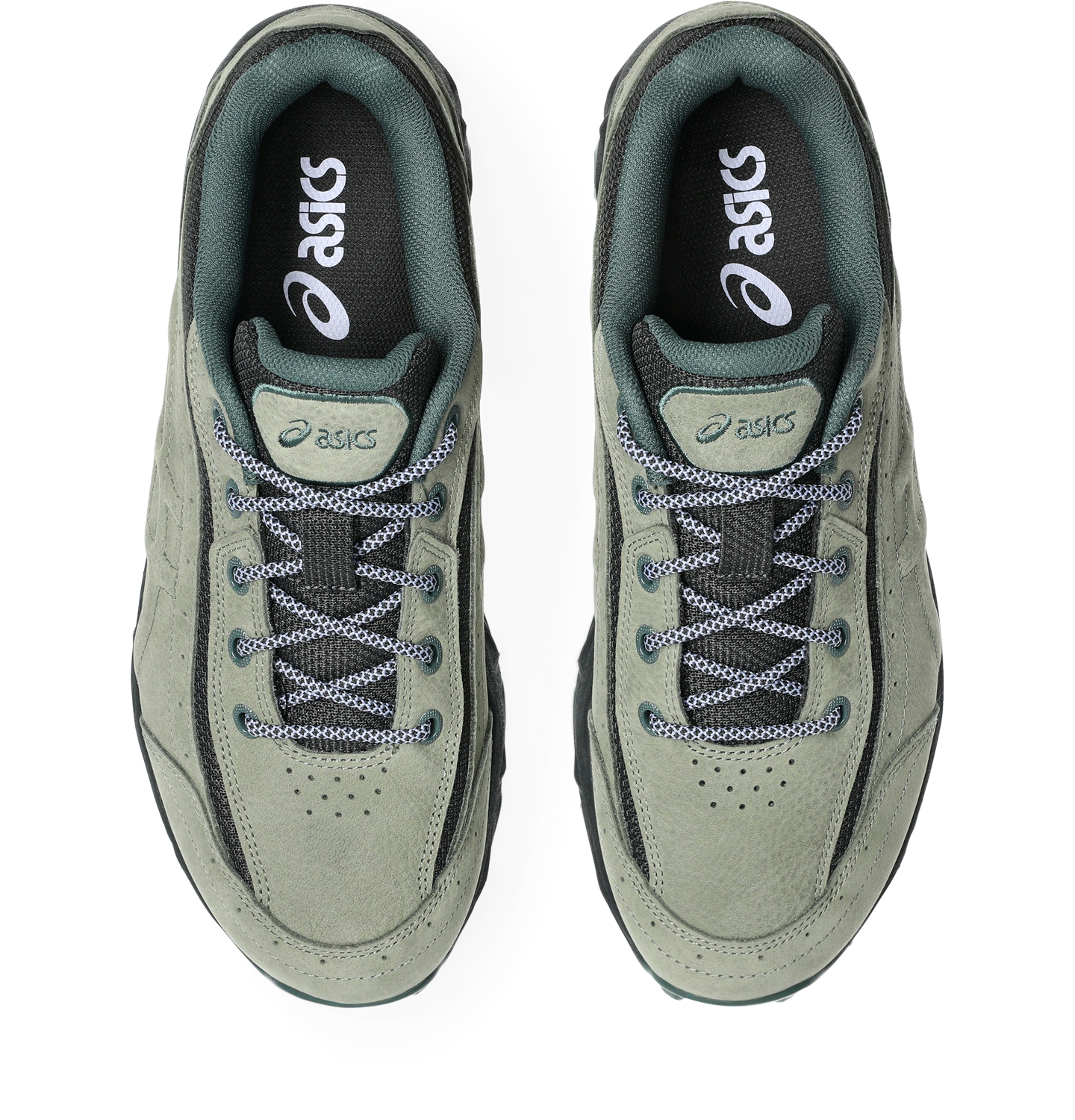 Женские кроссовки ASICS Gel-Transcend FJ, цвет: Пепельный зелёный / Графитовый серый — фото 6