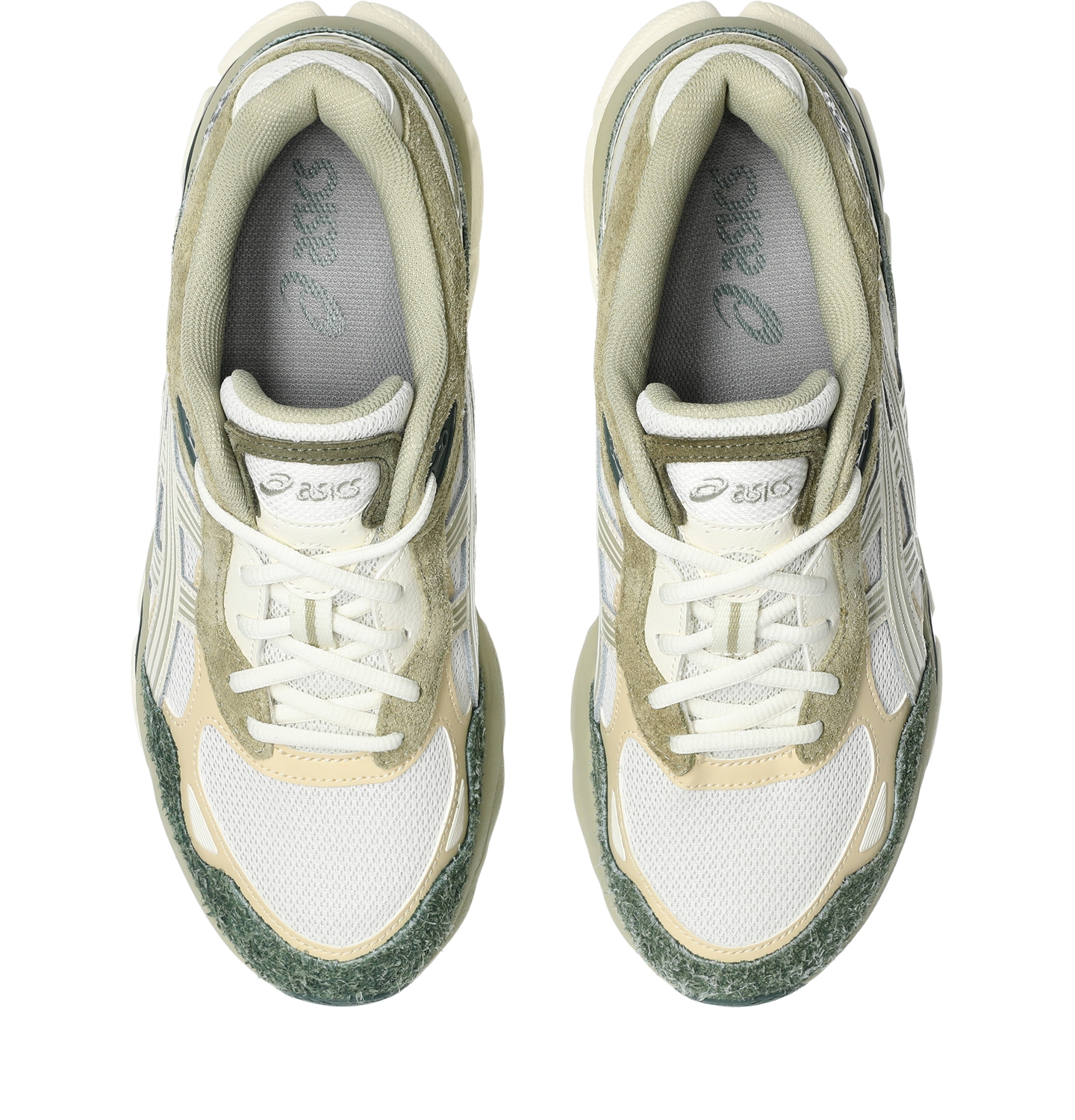 Мужские кроссовки ASICS Gel-Nyc 2.0, цвет: Кремовый / Зелёный — фото 6