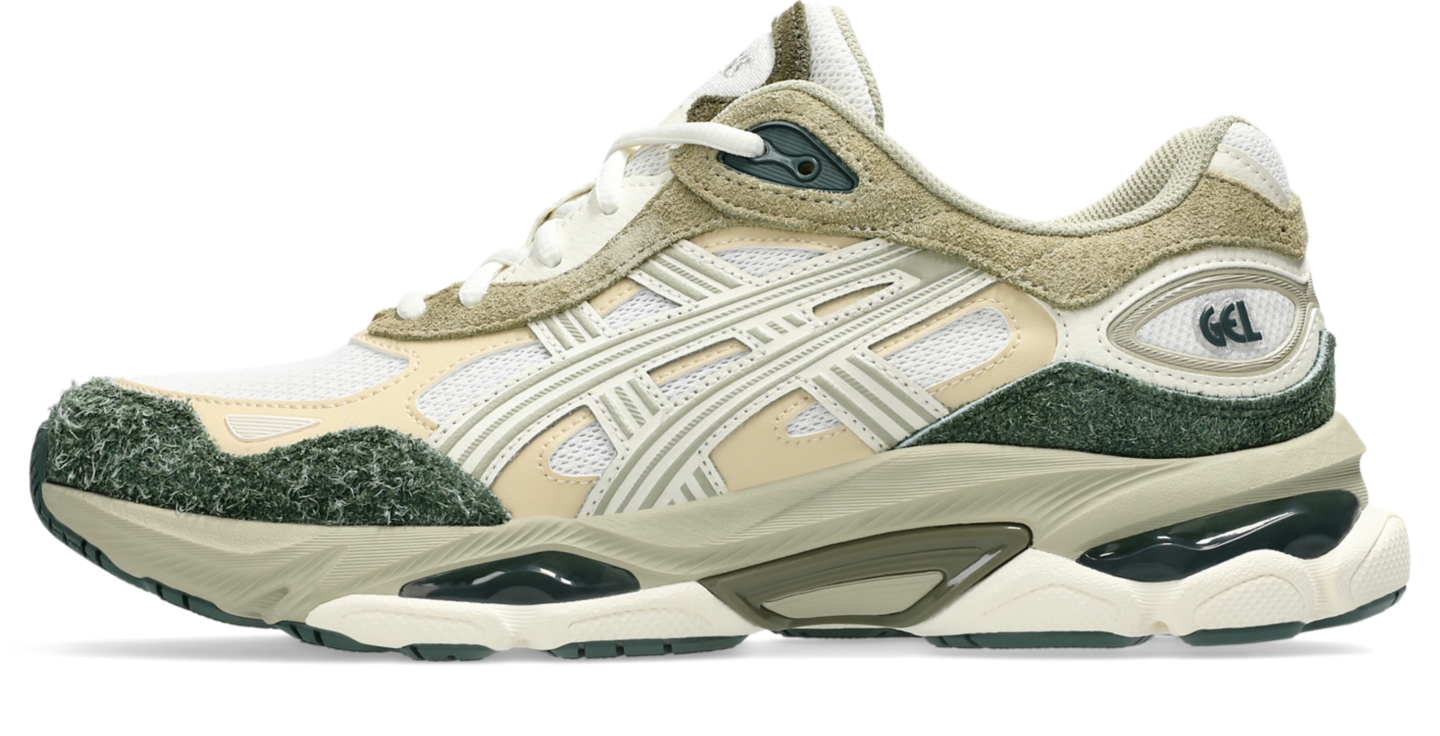 Мужские кроссовки ASICS Gel-Nyc 2.0, цвет: Кремовый / Зелёный — фото 8