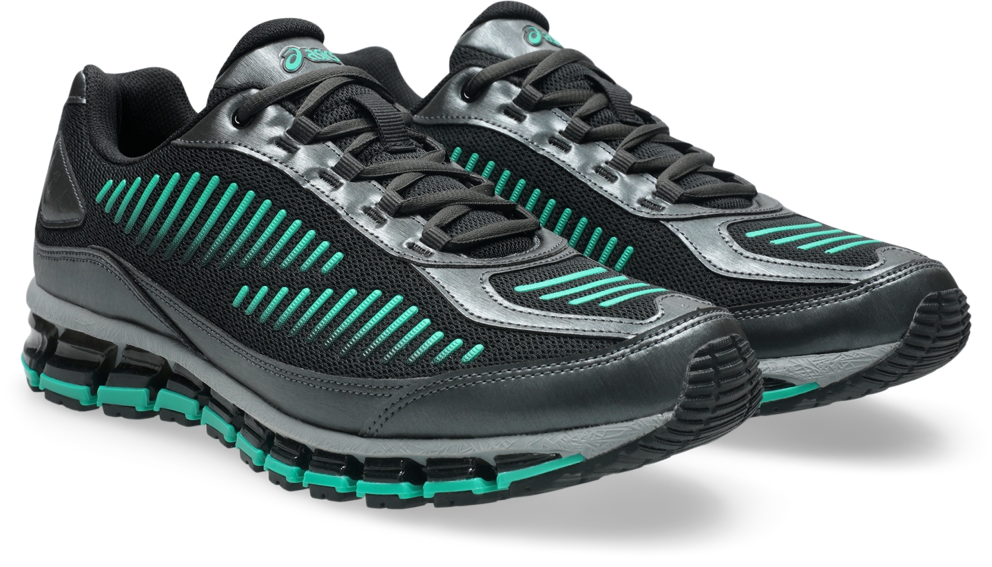 Женские кроссовки ASICS Gel-Quantum 360 I AMP, цвет: Чёрный / Зелёный — фото 2