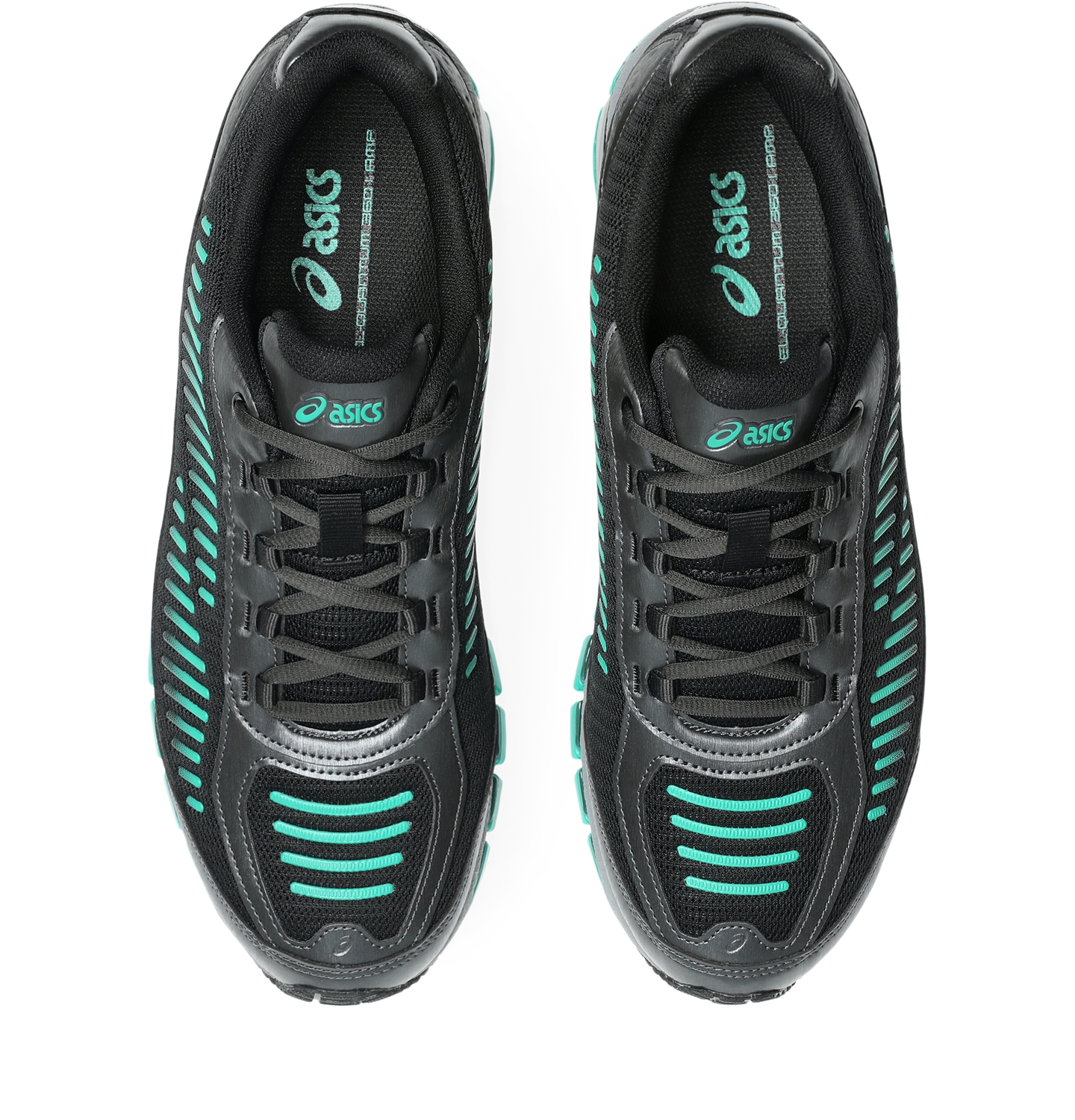 Женские кроссовки ASICS Gel-Quantum 360 I AMP, цвет: Чёрный / Зелёный — фото 6