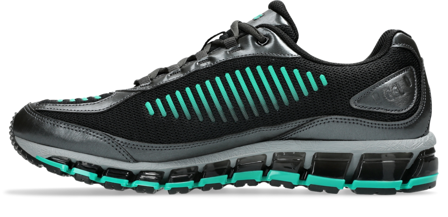 Женские кроссовки ASICS Gel-Quantum 360 I AMP, цвет: Чёрный / Зелёный — фото 4
