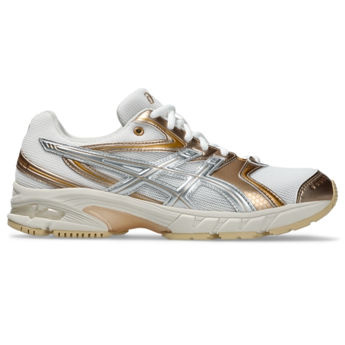 ASICS Men's & Women's Gel-DS Trainer 14 Shoes (White/Pure Silver/Gold)