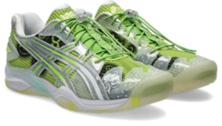 GEL-RESOLUTION 5, Parrot Green/Pure Silver 2