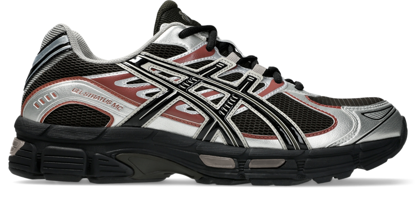 Кроссовки ASICS Gel-Stratus MC, цвет: Чёрный кофейный / Чёрный — фото 1