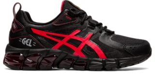 UNISEX GEL QUANTUM 180 6 GRADE SCHOOL Black Electric Red Grade