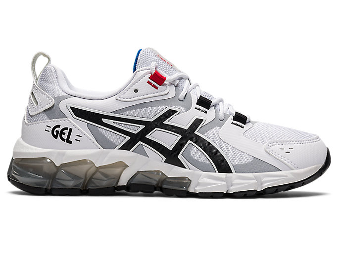 Image 1 of 7 of Kids White/Black GEL-QUANTUM 180 GS Kids' SportStyle Shoes