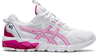 Unisex GEL QUANTUM 90 GS White Pink Rave Grade School 1 to 7