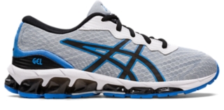 Grey and on sale blue asics