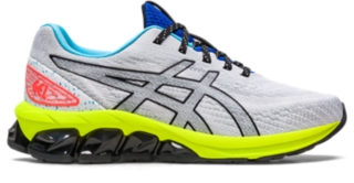 GEL QUANTUM 180 VII GS Kids Piedmont Grey Safety Yellow Kids Grade School Shoes 1 7 ASICS Australia