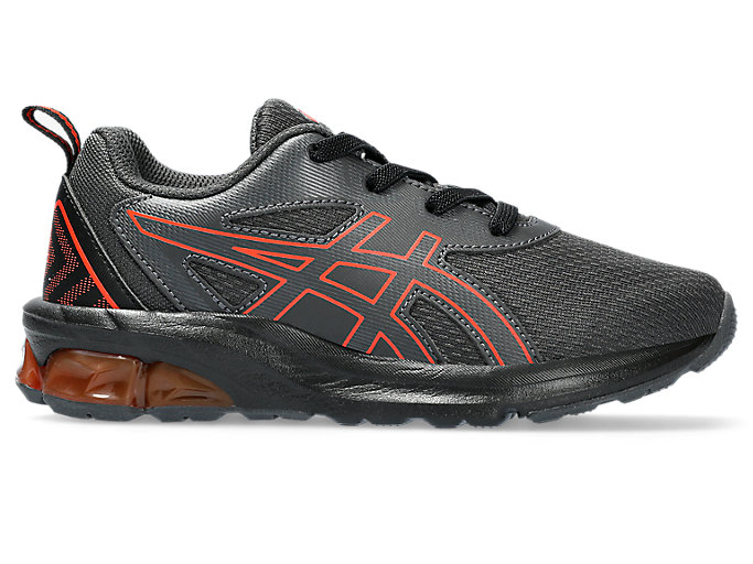 Image 1 of 7 of Kids Graphite Grey/Cherry Tomato GEL-QUANTUM 90 IV PS Kids' Sportstyle Shoes