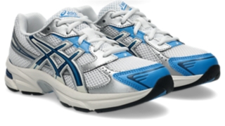 GEL-1130 GRADE SCHOOL, White/Twilight Blue 2