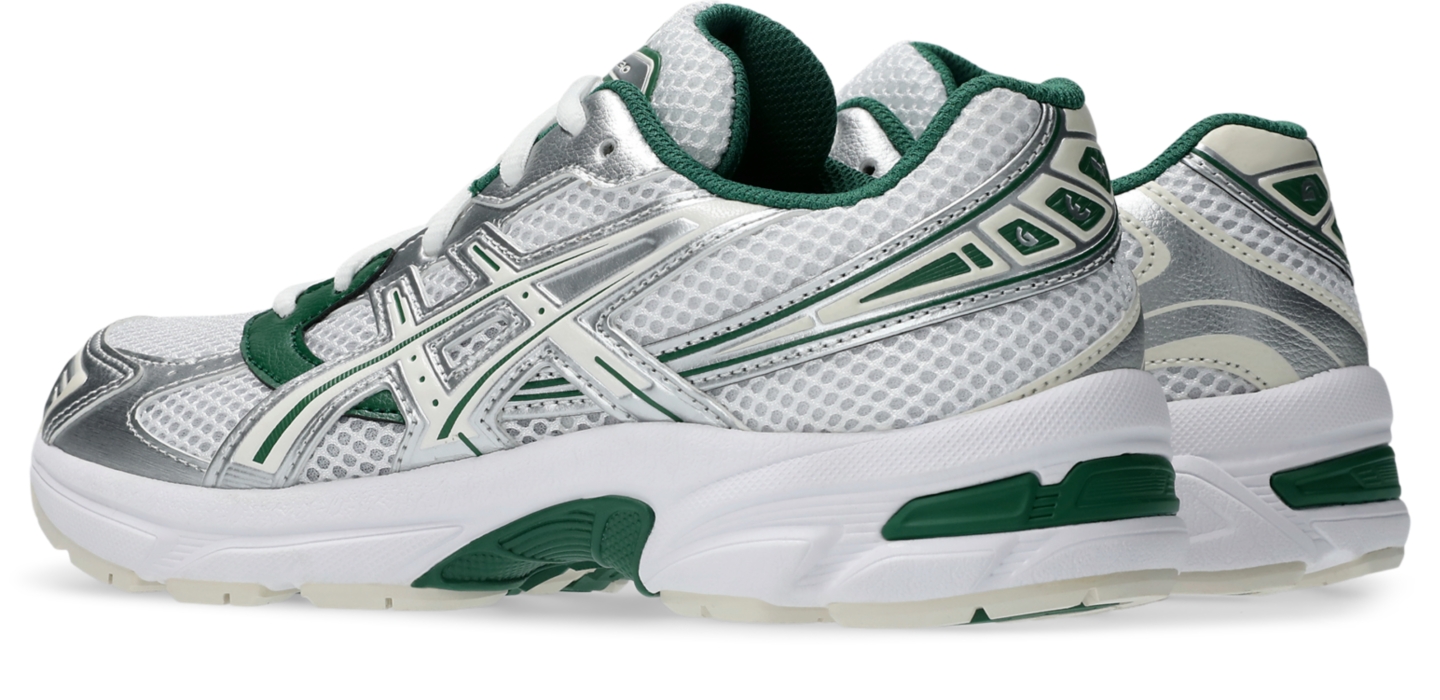 Детские кроссовки ASICS GEL-1130, цвет: Белый / Зелёный — фото 3
