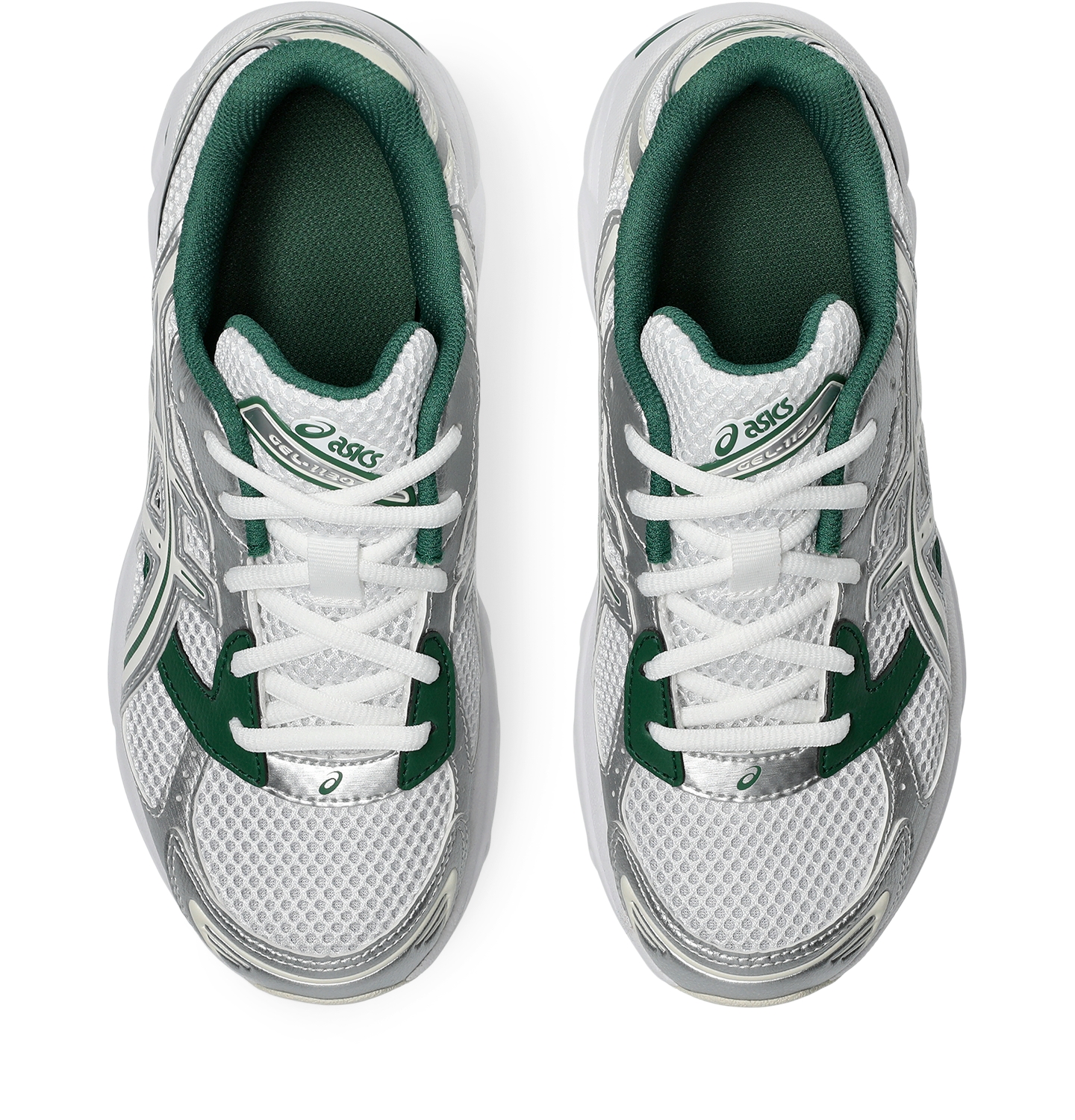 Детские кроссовки ASICS GEL-1130, цвет: Белый / Зелёный — фото 6