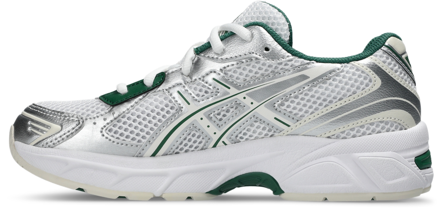 Детские кроссовки ASICS GEL-1130, цвет: Белый / Зелёный — фото 4