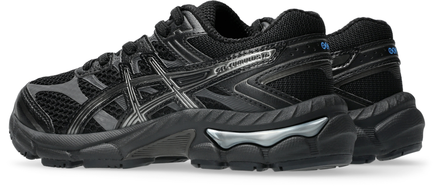 Детские кроссовки ASICS Gel-Cumulus 16, цвет: Чёрный / Графитовый — фото 3