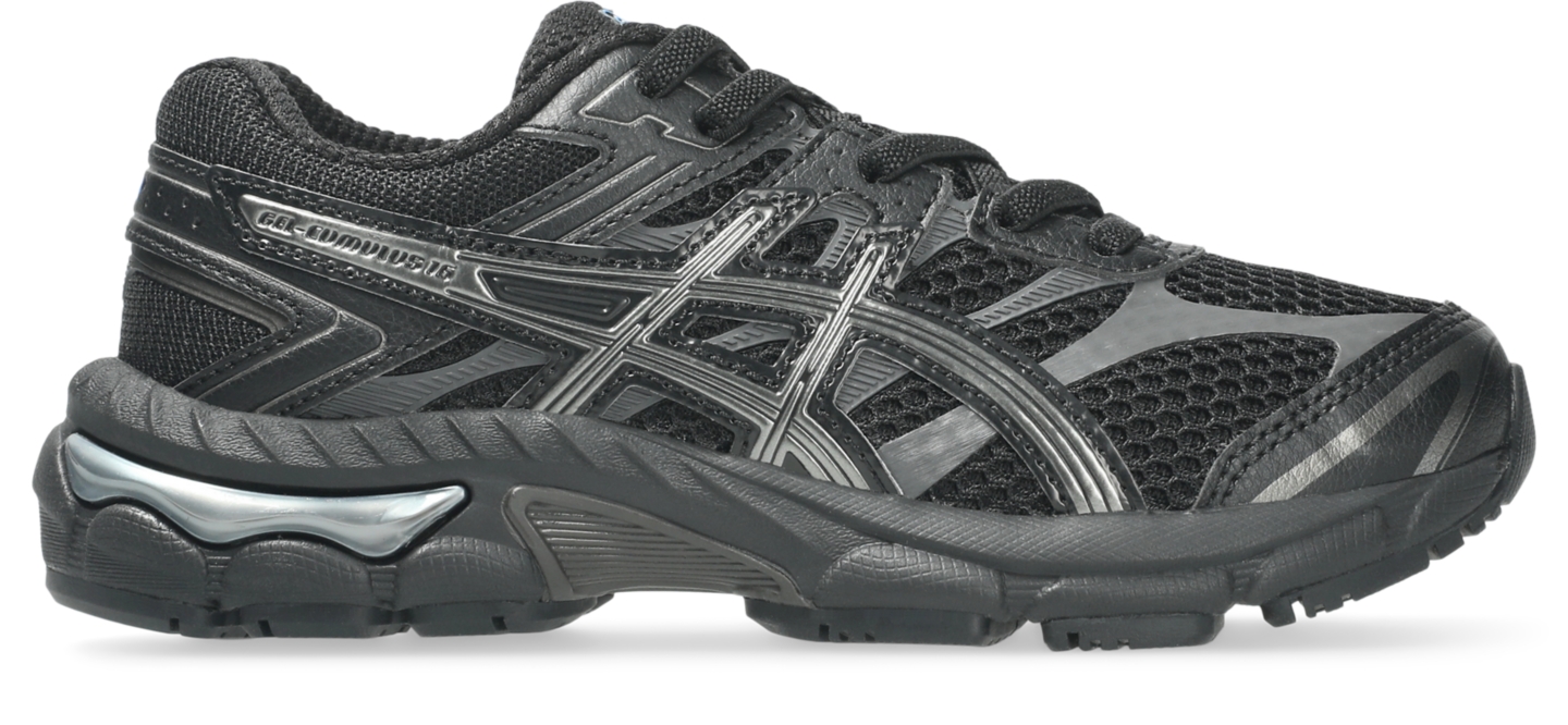 Детские кроссовки ASICS Gel-Cumulus 16, цвет: Чёрный / Графитовый — фото 1