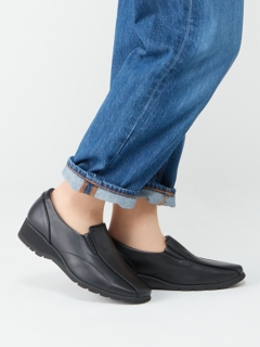 ペダラ レディース 4e ブラック レディース カジュアル Asics Walking