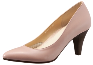 ランウォーク レディース D 7 0cmヒール ピンクベージュ アウトレット レディース パンプス Asics Walking