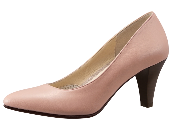 ランウォーク レディース 7 0cm ヒール ピンクベージュ アウトレット レディース パンプス Asicsウォーキング公式