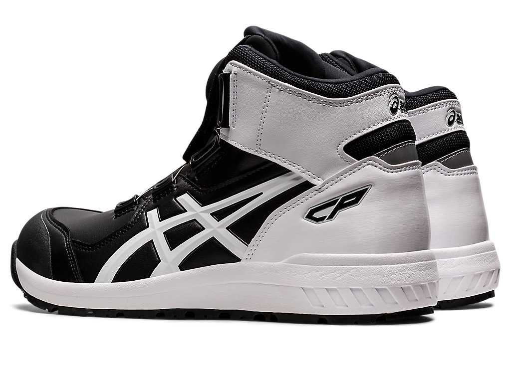 ウィンジョブ® CP304 BOA® | ブラック×ホワイト | ハイカット安全靴 