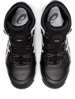 ウィンジョブ® CP304 BOA® 3E相当 ブラック×ホワイト ハイカット安全靴・作業靴【ASICS公式】