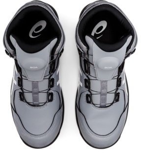 安全靴 アシックス ウィンジョブ CP304 ハイカット BOA ダイヤル式 シートロック×ホワイト - 1