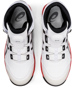 ウィンジョブ® CP304 BOA® 3E相当 ホワイト×ブラック ハイカット安全靴・作業靴【ASICS公式】