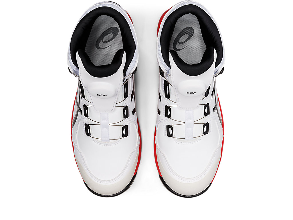 ウィンジョブ® CP304 BOA® | ホワイト×ブラック | ハイカット安全靴・作業靴【ASICS公式通販】
