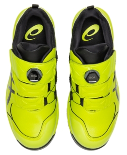 ウィンジョブ® CP307 BOA® 3E相当 ネオンライム×ブラック ローカット安全靴・作業靴【ASICS公式】