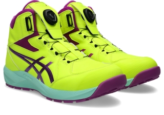 ウィンジョブ®CP314 BOA（3E相当）, セーフティイエロー×オーキッド 2