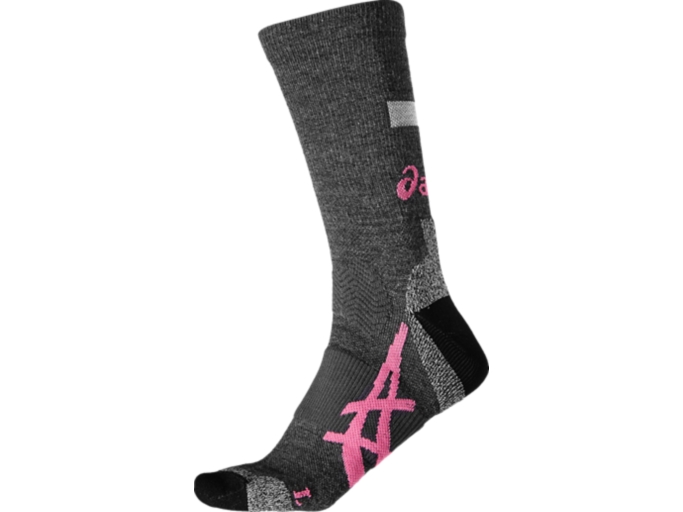 WINTER RUNNING SOCK Unisex CAMELION ROSE/ DARK GREY notdisplayed