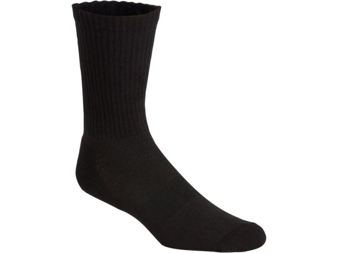 Image 1 of 2 of Unisex Performance Black SPORT 3PPL CREW SOCK Men's Sports Socks