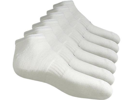 6PPK INVISIBLE SOCK REAL WHITE