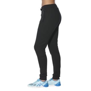 Asics womens black on sale joggers