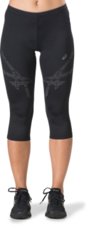 asics stripe women's running tights