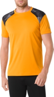 asics t shirt jaune