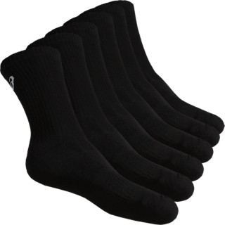 -Socken 6PPK | Performance UNISEX | | ASICS Unisex Black CREW DE SOCK