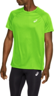 SPORT RUN TOP Men Electric Lime Shirts met korte mouwen voor heren ASICS Outlet BE