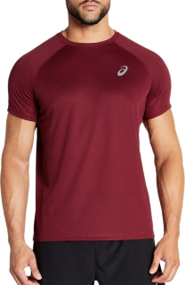 asics t shirt junior marron