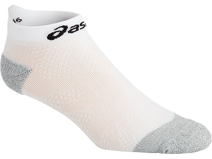 Image 1 of 2 of Unisex Real White DISTANCE RUN PED SOCK Chaussettes