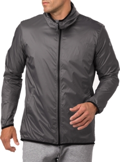 Solution Dye Packable Jacket | CARBON | Jackets & Outerwear | ASICS